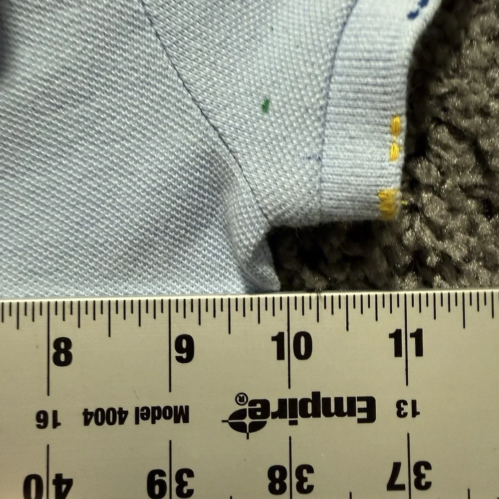 Ralph Lauren Polo Romper Baby Boy Size 3 Months Blue Paint Splatter Preppy NWT